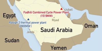 Kart over fadhili Saudi-Arabia