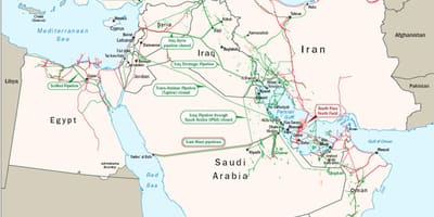 Kart over safaniya Saudi-Arabia