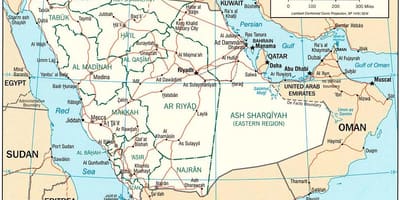 Kart av Saudi-Arabia bilder